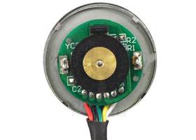 37D mm metal gear motor with 64 CPR encoder - end